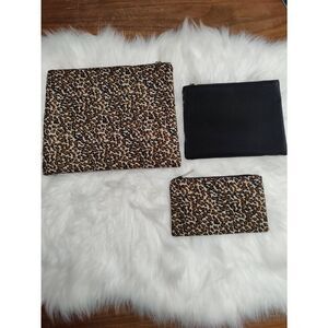 Three-Piece Cosmetic Bag Set